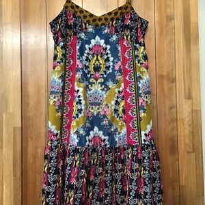 Anthropologie Sundress velvet EUC size small